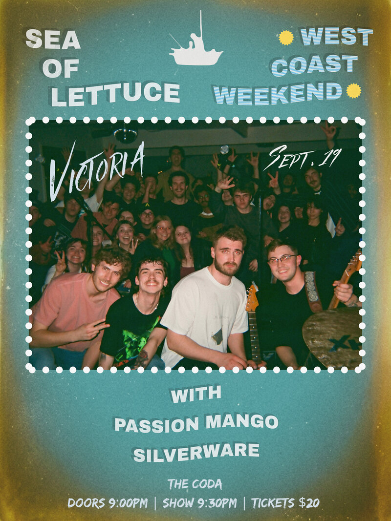 Sea of Lettuce Live at The Coda | with Passion Mango & Silverware - Sep 12th @ The Coda