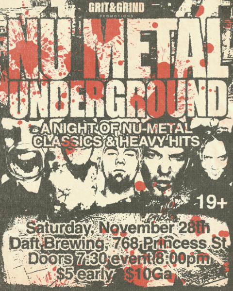 Nu Metal Underground @ Daft Brewing Nov 28 2026 - Sep 14th @ Daft Brewing