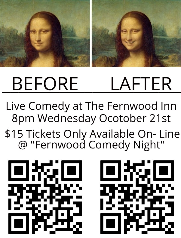 Fernwood Comedy Night September 2026 - Sep 20th @ Fernwood Inn