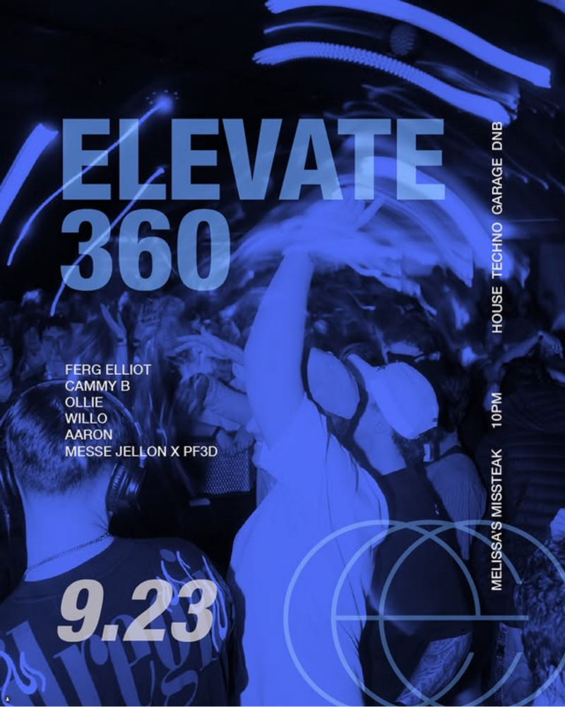Elevate 360 - Sep 12th @ Melissa's Missteak