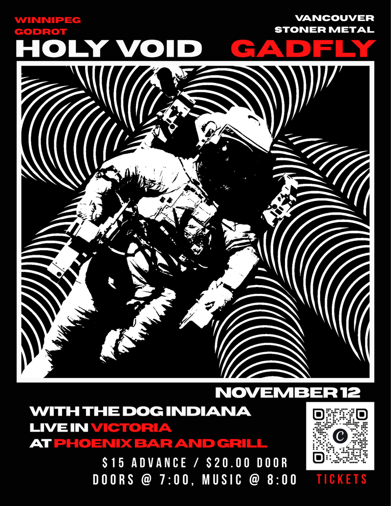 Holy Void & Gadfly w/ The Dog Indiana - Sep 20th @ The Phoenix Bar and Grill