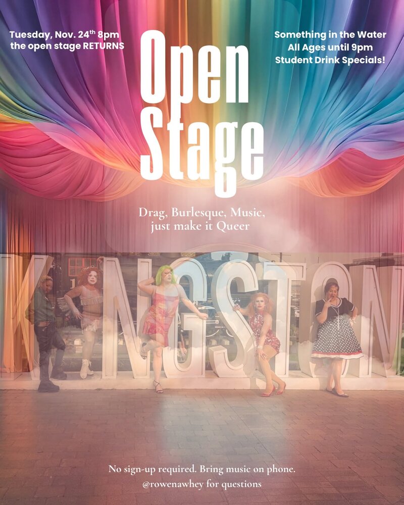 Open Stage: Rowena Whey @ Something In The Water Nov 24 2026 - Sep 23rd @ Something In The Water