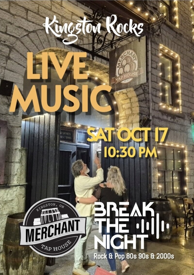 Break The Night @ The Merchant Tap House Oct 17 2026 - Sep 28th @ The Merchant Tap House