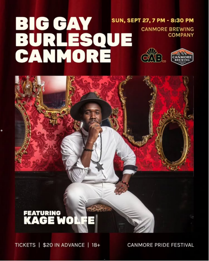 Big Gay Burlesque Show - Sep 23rd @ Canmore Brewing Company