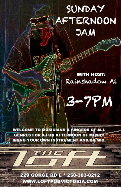 Sunday Jam at the Loft - Sep 26th @ The Loft (Victoria)