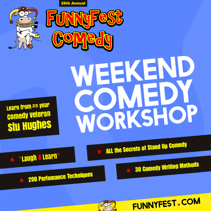 Stand Up Comedy WORKSHOP - Weekend - "Laugh and Learn" - Oct 5th @ The Vic Hotel