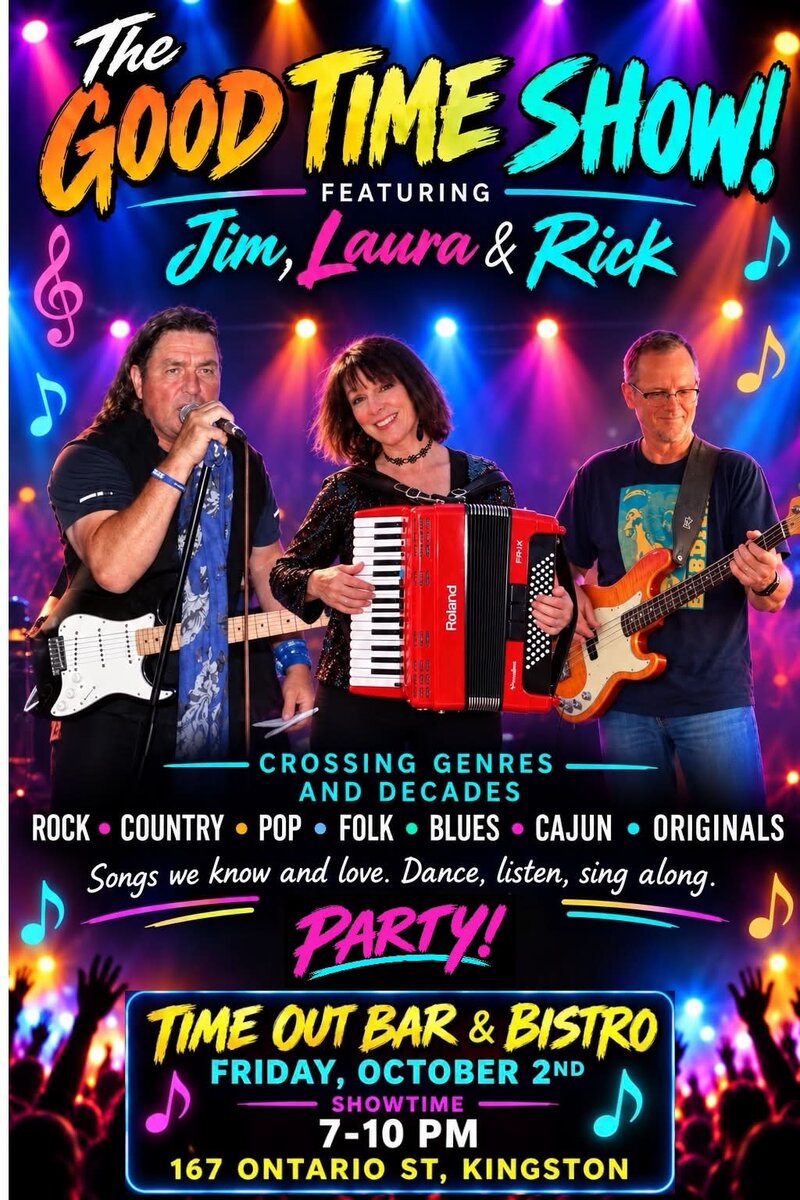 Good Time Show @ Time Out Bar & Bistro Oct 2 2026 - Sep 26th @ Time Out Bar & Bistro