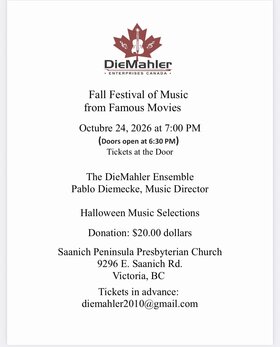 Tradicional Celebrations of M&eacute;xico - Oct 13th @ Saanich Peninsula Presbiteryan Church