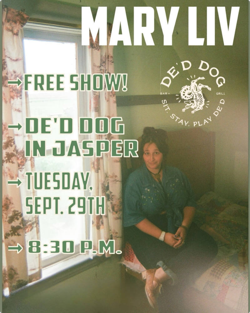 Mary Liv at De'd Dog - Sep 27th @ De'd Dog Bar & Grill