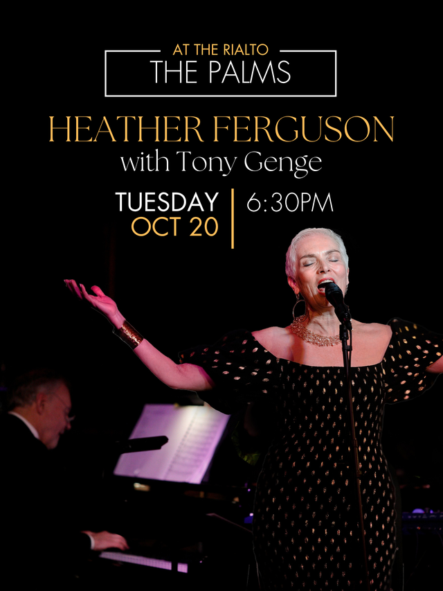 Heather Ferguson & Tony Genge at The Palms Restaurant - Oct 3rd @ The Palms Restaurant