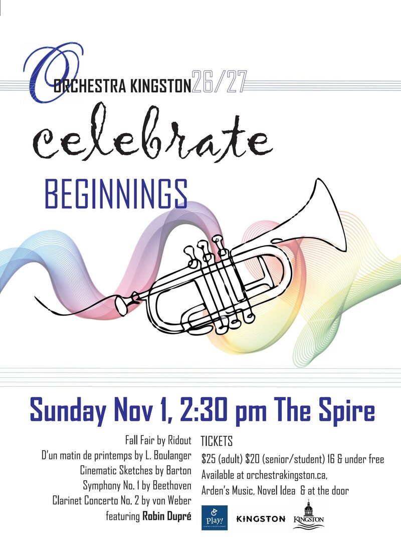 Celebrate Beginnings: Orchestra Kingston @ The Spire Nov 1 2026 - Sep 30th @ The Spire