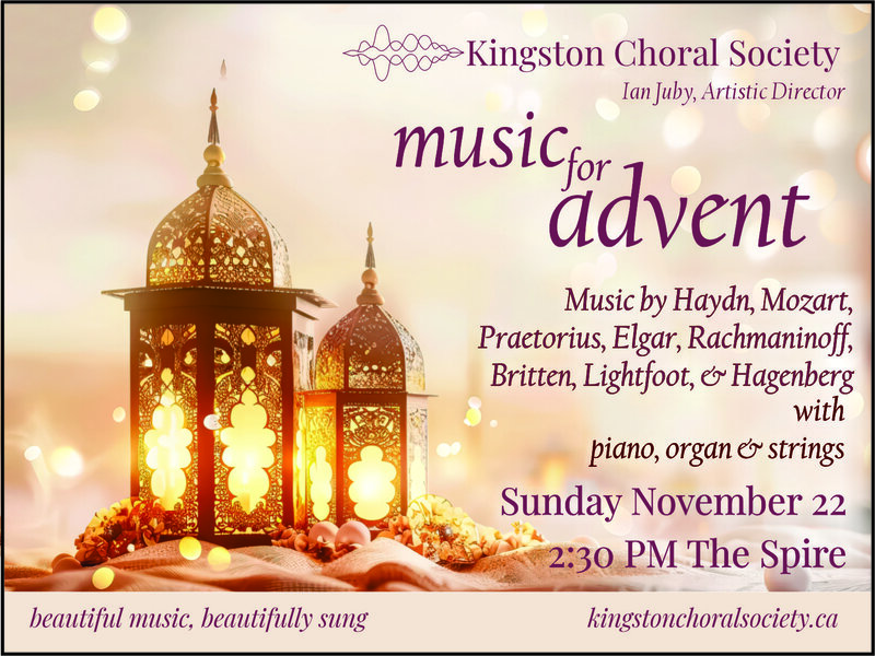 The Heart of Winter - A Choral Advent: Kingston Choral Society @ The Spire Nov 22 2026 - Oct 5th @ The Spire