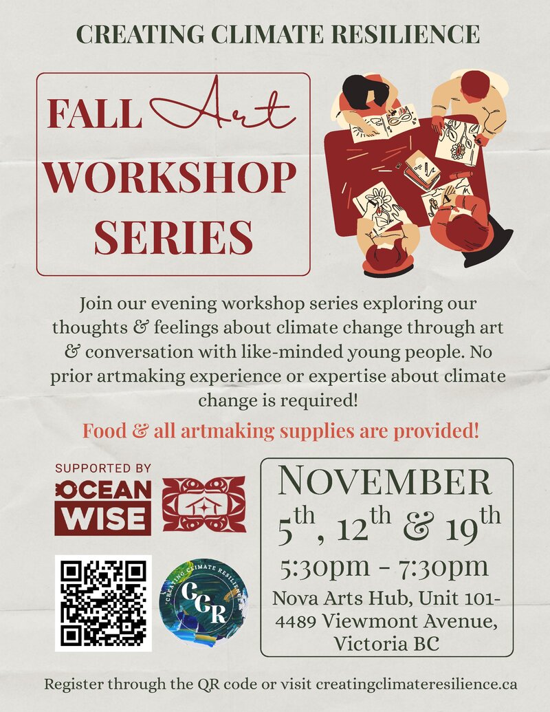 Creating Climate Resilience Fall Art Workshop Series - Oct 2nd @ Nova Arts Hub