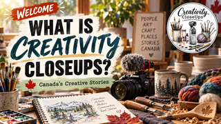 What Is Creativity CloseUps? | Introduction to the Stories Behind Canada’s Creative Minds