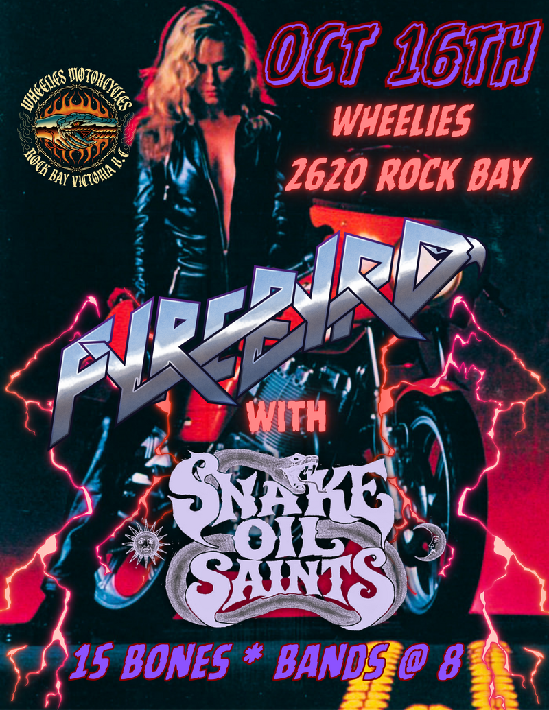 KICK ASS ROCK SHOW OCT 16TH - Oct 5th @ Wheelies Motorcyles