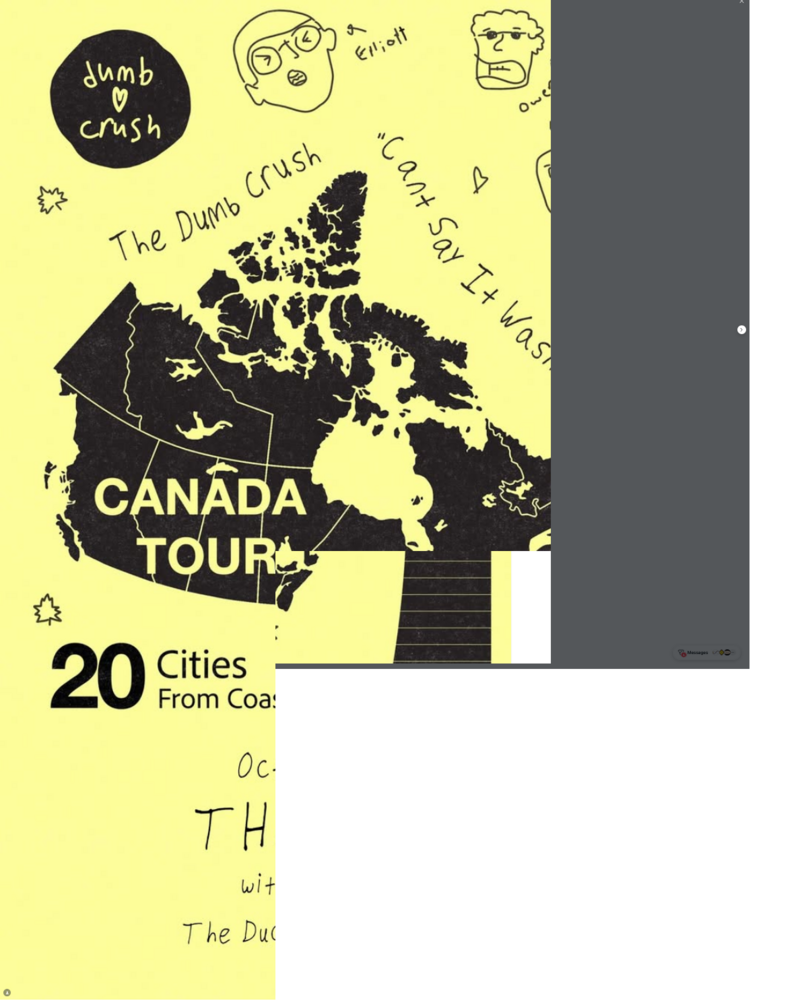 Dumb Crush: Can't Say It Wasn't Fun" Tour - Oct 4th @ The Drake Pub