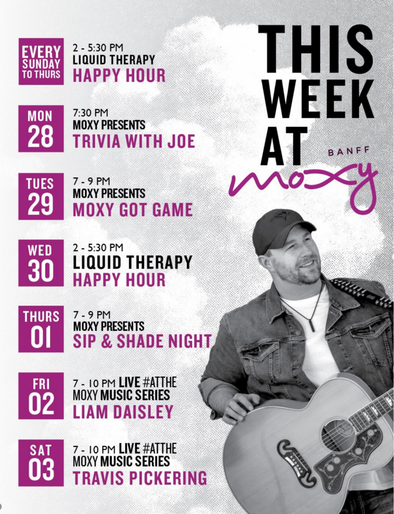 #LiveAtTheMoxy presents Travis Pickering - Oct 3rd @ Moxy Hotel