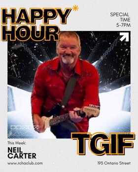 Happy Hour TGIF - Oct 19th @ The Club at the R.C.H.A.