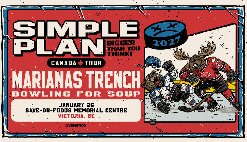 Simple Plan - Oct 18th @ Save-On-Foods Memorial Centre