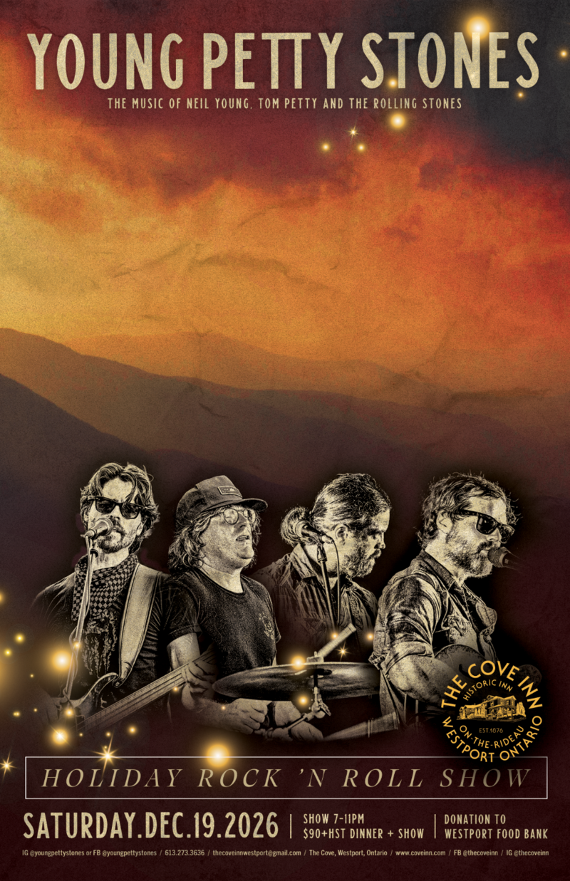 Holiday Rock 'n Roll Show: Young Petty Stones @ The Cove Inn Dec 19 2026 - Oct 10th @ The Cove Inn