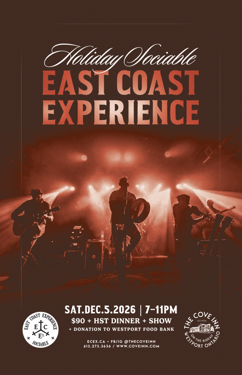 Holiday Sociable: East Coast Experience @ The Cove Inn Dec 5 2026 - Oct 10th @ The Cove Inn