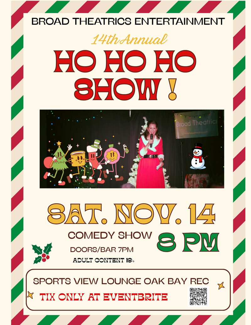 14th Annual Ho HO ho Comedy Show! - Oct 18th @ Sports View Lounge