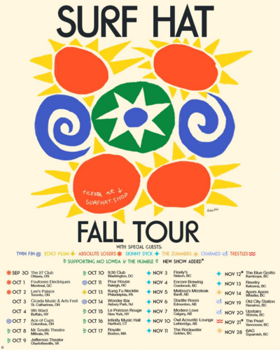 Surf Hat: Fall Tour 2026 - Oct 11th @ Rockwater Grill & Bar