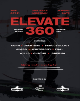 Elevate 360 - October Edition - Oct 22nd @ Melissa's Missteak