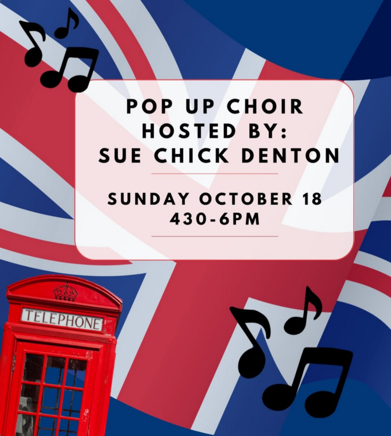 Pop Up Choir: British Invasion - Oct 11th @ Canmore Brewing Company