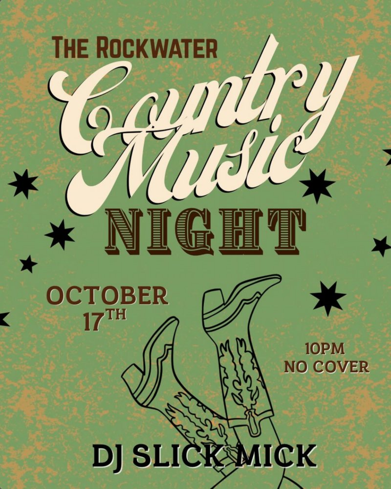 Country Night with DJ Slick Mick - Oct 11th @ Rockwater Grill & Bar