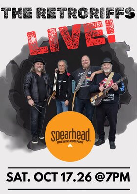 Retroriffs @ Spearhead Brewery Oct 17 2026 - Oct 19th @ Spearhead Brewery