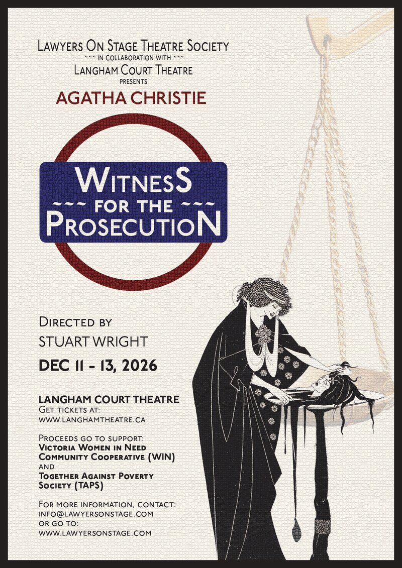 Witness for the Prosecution - Oct 17th @ Langham Court Theatre
