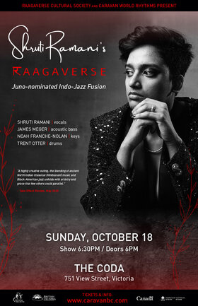 Raagaverse Indian & Jazz Music Concert - Oct 24th @ The Coda