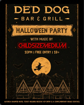 HALLOWEEN PARTY! - Oct 28th @ De'd Dog Bar & Grill