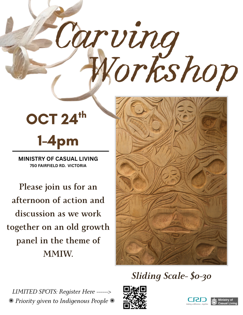 MoCL Presents: Carving Workshop with WakiTuuSiis - Oct 18th @ The Ministry of Casual Living