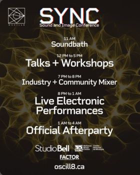 SYNC Sound & Image Conference 2026 - Oct 28th @ National Music Centre - Studio Bell
