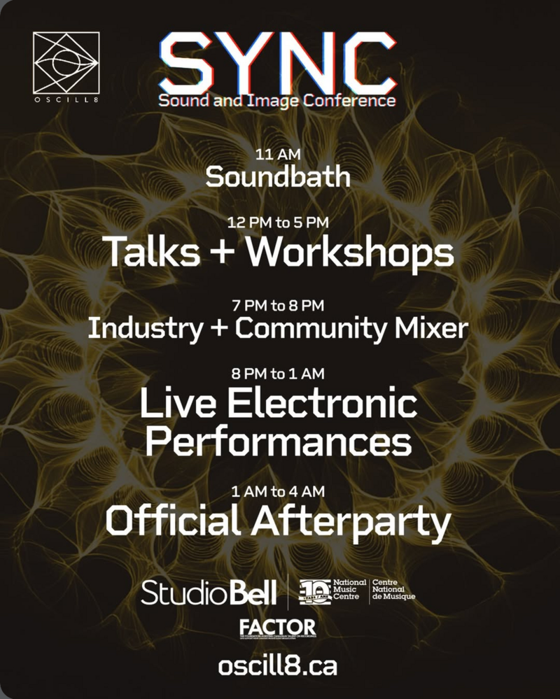 SYNC Sound & Image Conference 2026 @ National Music Centre - Studio Bell - Nov 14, 2026