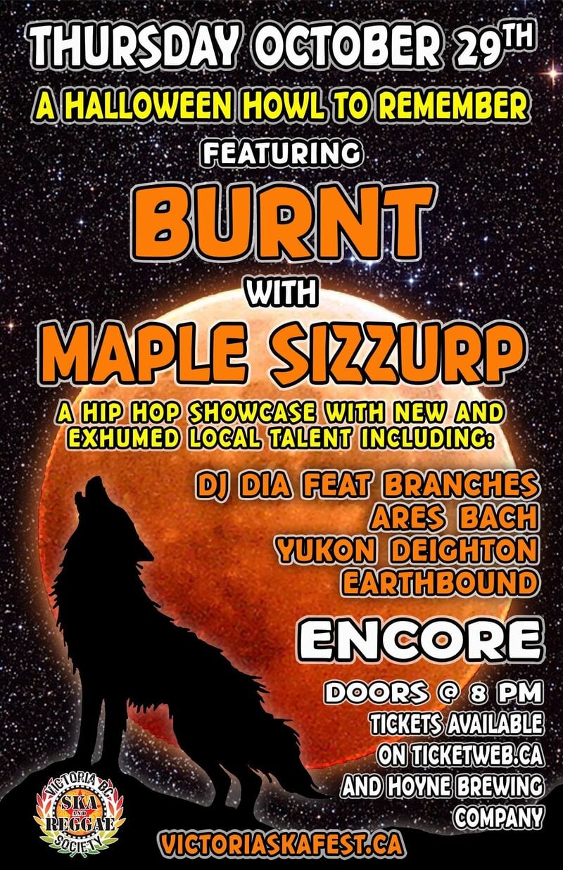 A HALLOWEEN HOWL TO REMEMBER! - Oct 19th @ Encore