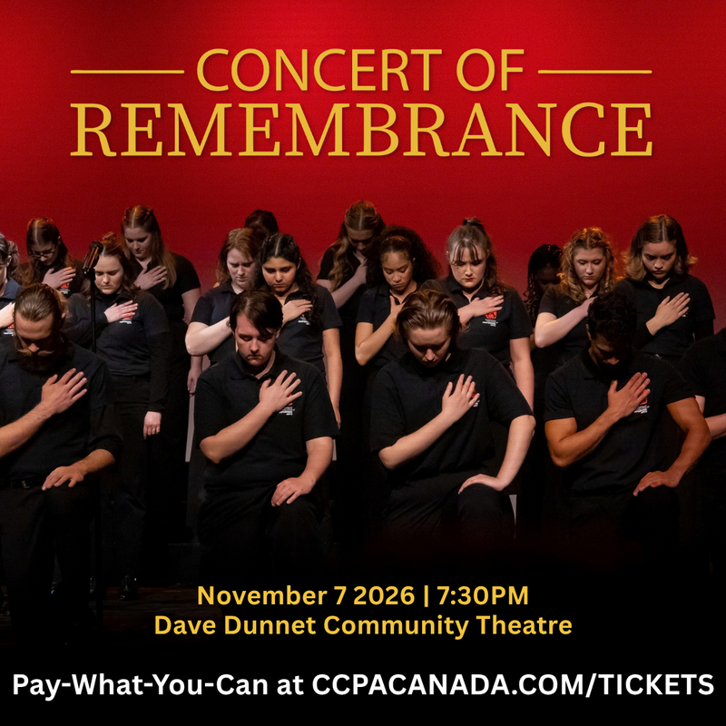 Concert of Remembrance - Oct 23rd @ Dave Dunnet Theatre