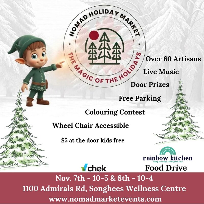Nomad Holiday Market - Oct 23rd @ The Songhees Wellness Building