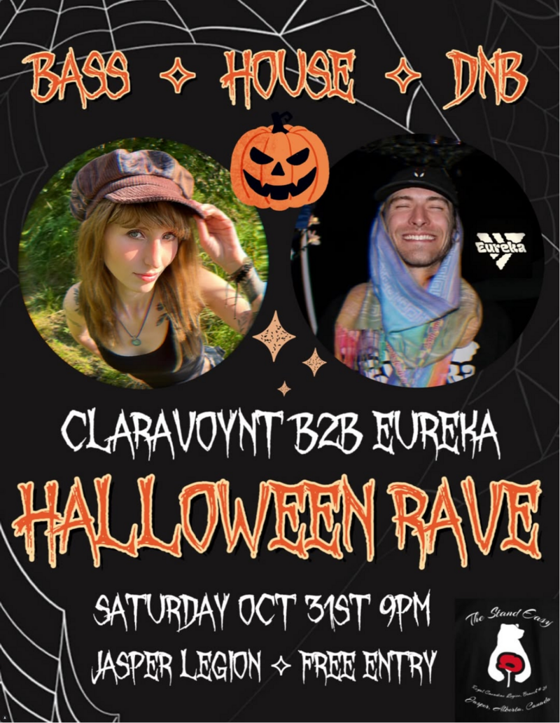 Halloween Rave - Oct 25th @ The Stand Easy Jasper Legion