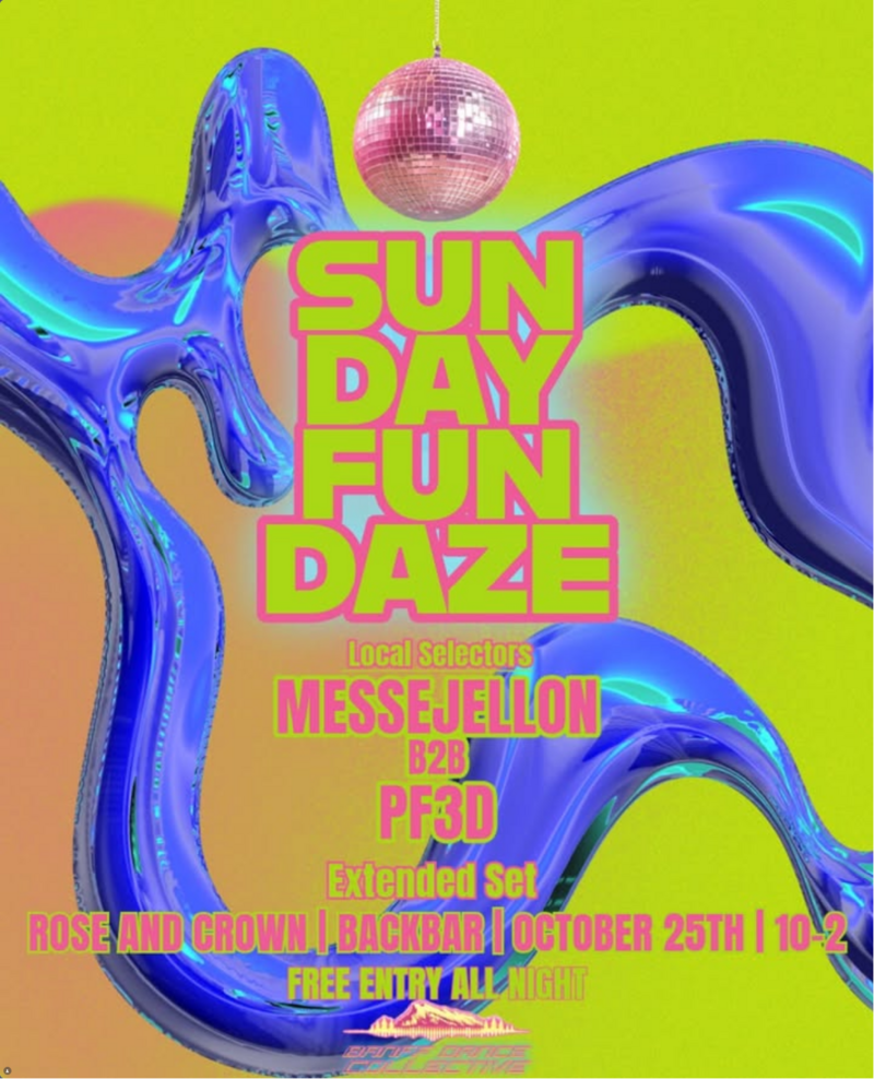 Sun Day Fun Daze - Oct 25th @ The Rose and Crown (Banff)