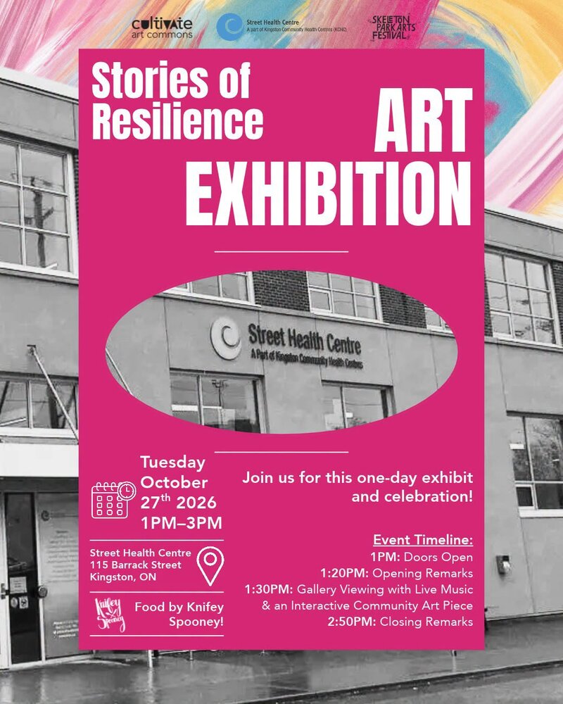 Stories of Resilience: Art Exhibition - Oct 25th @ Street Health Centre (SHC)