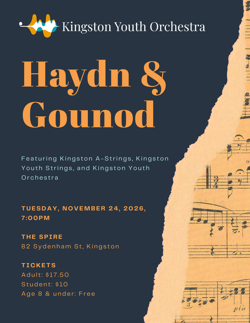 Haydn & Gounod: Kingston Youth Orchestra, Kingston Youth Strings, Kingston A-Strings @ The Spire Nov 24 2026 - Oct 31st @ The Spire