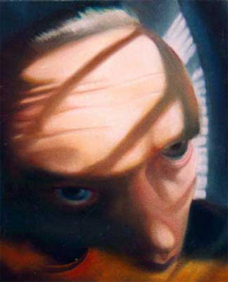 Dark self portrait by 
Ben van Netten