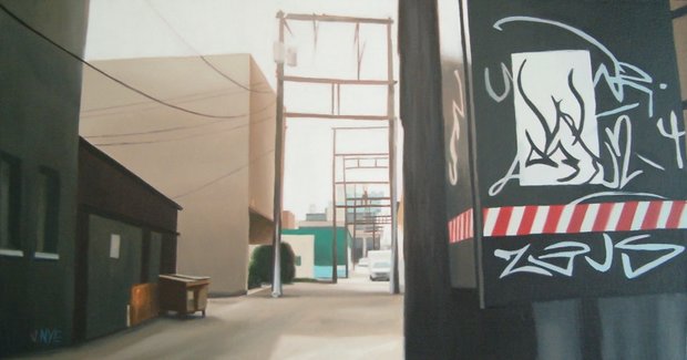 An Alley, A Friend by 
James Nye